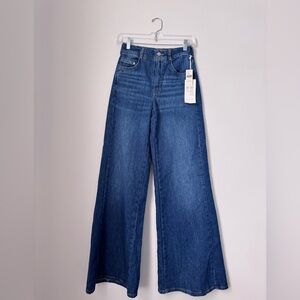 Pilcro Anthropologie- Adi Wide-Leg High-Rise Denim jeans — 24 tall